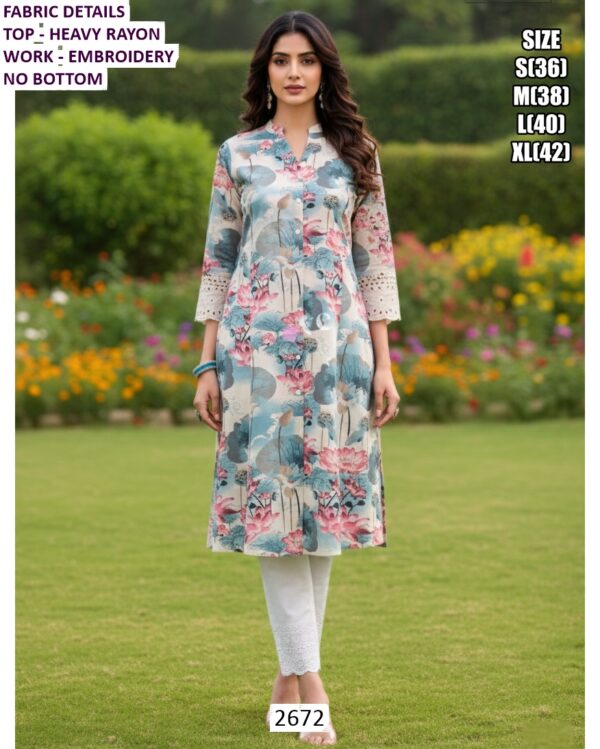 Women's Casual And Everyday Wear Collection In Heavy Rayon And Cotton Fabric