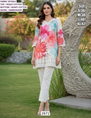 Women's Casual And Everyday Wear Collection In Heavy Rayon And Cotton Fabric