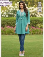Women's Casual And Everyday Wear Collection In Heavy Rayon And Cotton Fabric