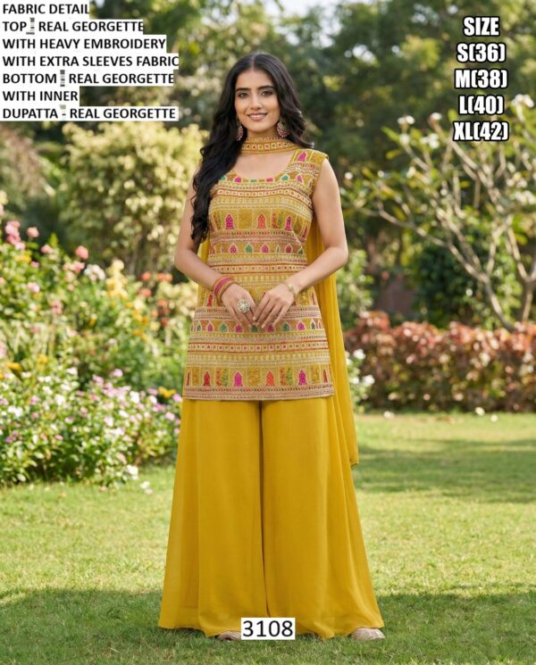 Different And Attractive Designer Real Georgette Salwar Kameez Suits For Wedding Occasions