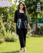 Elevate Your Casual Fashion With Our Premium Cotton Printed Two-Piece Co-ord Sets