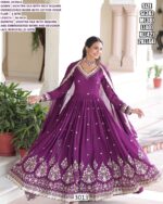 Launching Our Latest Vichitra Silk Gown Set For Weddings And Festive Occasions