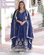 Launching Our Latest Vichitra Silk Gown Set For Weddings And Festive Occasions
