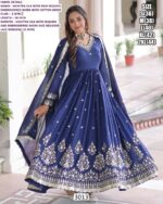Launching Our Latest Vichitra Silk Gown Set For Weddings And Festive Occasions