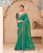 Special New Party Wear Sarees Launch! Most Beautiful Look Designer Un-Stitched Saree With Blouse