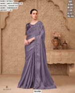 Special New Party Wear Sarees Launch! Most Beautiful Look Designer Un-Stitched Saree With Blouse