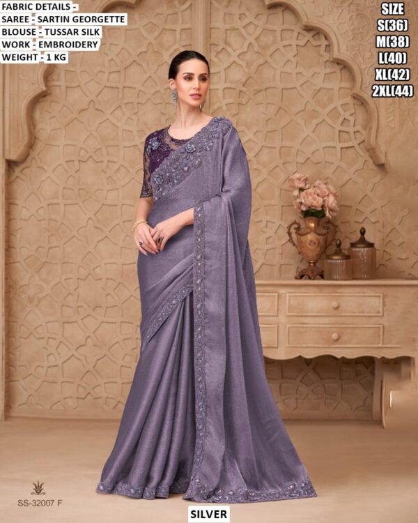 Special New Party Wear Sarees Launch! Most Beautiful Look Designer Un-Stitched Saree With Blouse