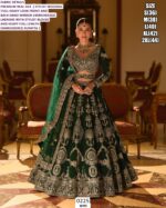 Heavy Designer And Traditional Three-Piece Real Silk Indian Wedding Lehenga Choli Sets