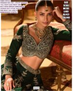 Heavy Designer And Traditional Three-Piece Real Silk Indian Wedding Lehenga Choli Sets