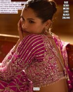 Heavy Designer And Traditional Three-Piece Real Silk Indian Wedding Lehenga Choli Sets