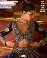 Heavy Designer And Traditional Three-Piece Real Silk Indian Wedding Lehenga Choli Sets