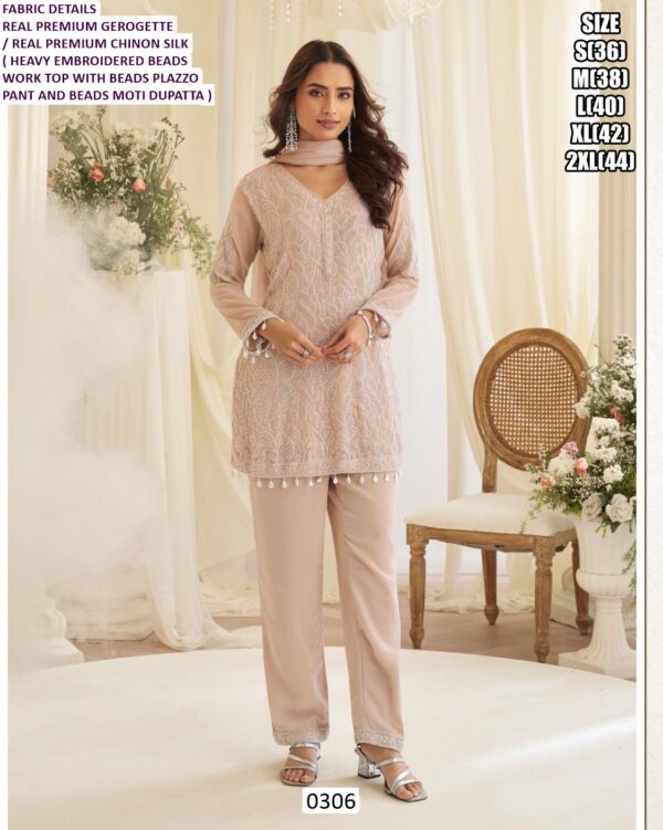 Shop Heavy Designer Suit Set Made With Real Premium Georgette And Chinon Silk