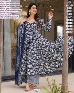 *New Launch* New Collection Of Heavy Digital Printed Anarkali Kurti Sets With Maslin Dupatta