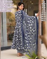 *New Launch* New Collection Of Heavy Digital Printed Anarkali Kurti Sets With Maslin Dupatta