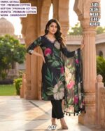 Women's Stylish Kurti Sets Designed With Embroidery And Crafted From Premium Cotton