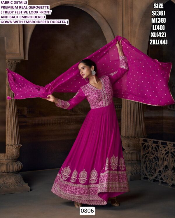 For The Wedding Season, Opt For Our Elegant Wedding Wear Gown Sets That Exude Luxury And Sophistication