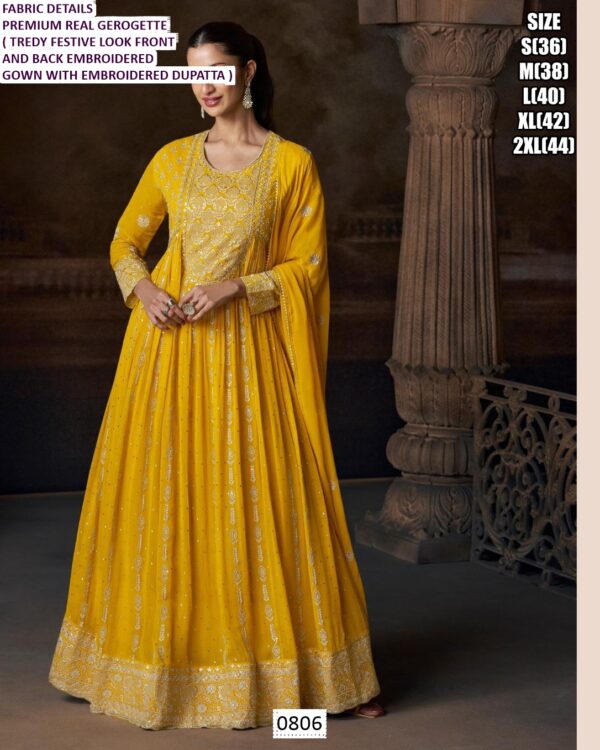 For The Wedding Season, Opt For Our Elegant Wedding Wear Gown Sets That Exude Luxury And Sophistication