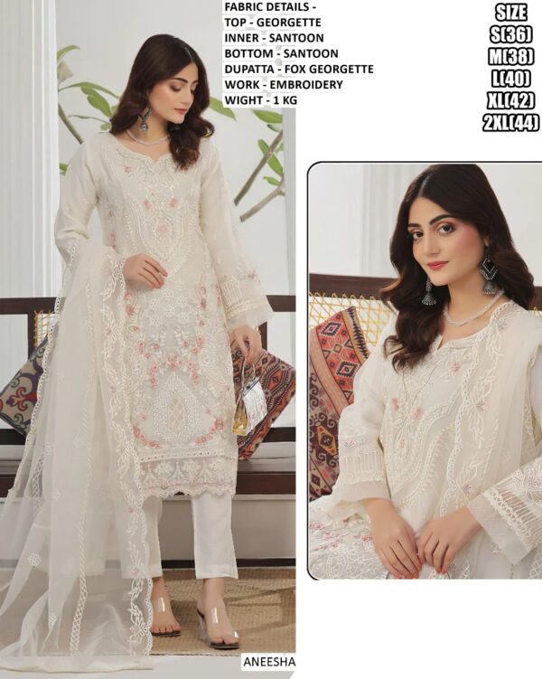 Our Festive Wear Georgette Salwar Suits Is Launched, It Beautifully Carfted With Embroidery