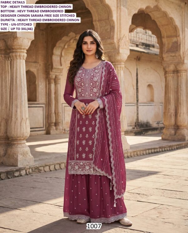 Shop Now This Beautiful Embroidered Functional Wear Stitched Women's Salwar Suits
