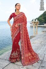 Boost Your Fashion Style With This Beautiful Alluring Wedding Wear Designer Sarees