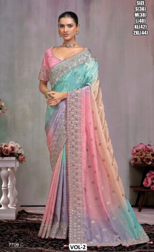 Boost Your Fashion Style With This Beautiful Alluring Wedding Wear Designer Sarees