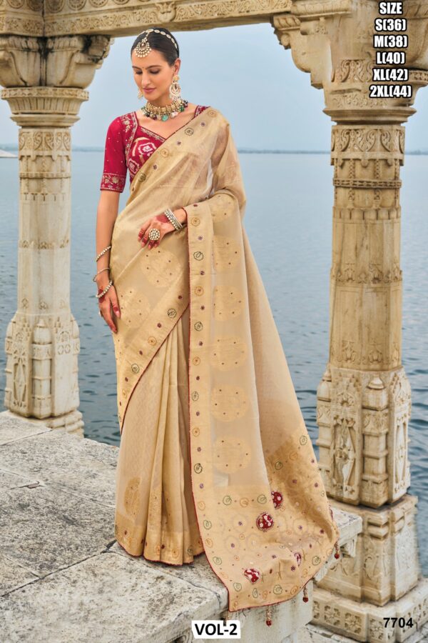 Boost Your Fashion Style With This Beautiful Alluring Wedding Wear Designer Sarees