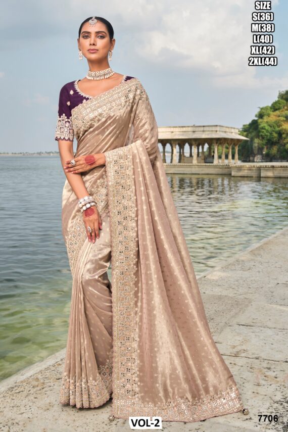 Boost Your Fashion Style With This Beautiful Alluring Wedding Wear Designer Sarees