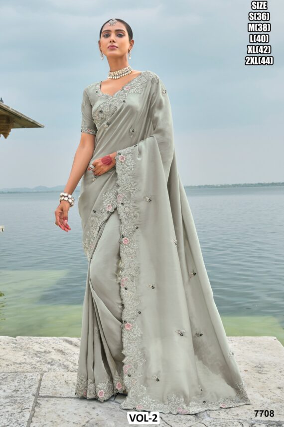 Boost Your Fashion Style With This Beautiful Alluring Wedding Wear Designer Sarees