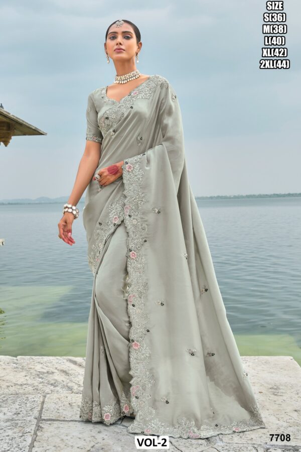Boost Your Fashion Style With This Beautiful Alluring Wedding Wear Designer Sarees