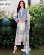 Pakistani Pure Lawn Cotton Beautiful Printed Salwar Suit With Chiffon Printed Dupatta