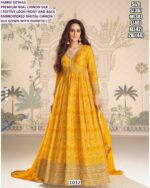 Perfect For Festive Vibes And Wedding Glam Premium Real Chinon Silk Gown With Dupatta