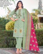 Indulge In Pure Comfort And Timeless Style With Our Pure Cotton Embroidered Salwar Kameez
