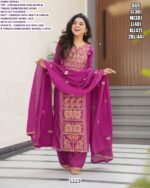 Look Ethnic In This Sort Of A Affluent Chinon Silk Trendy Designer Salwar Kameez Suits
