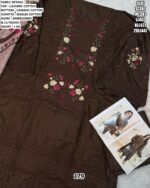 Premium Pakistani Style Cambric Cotton Suits With Multi Embroidered Cutwork