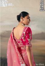 Adorn Yourself With Regal Charm With This Tissue Zari Wedding Designer Sarees