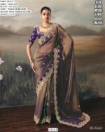 Adorn Yourself With Regal Charm With This Tissue Zari Wedding Designer Sarees