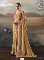 Adorn Yourself With Regal Charm With This Tissue Zari Wedding Designer Sarees
