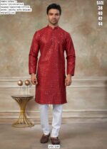 Ace Your Ethnic Look By Wearing Our Latest Premium Silk Kurta With Pajama For Men