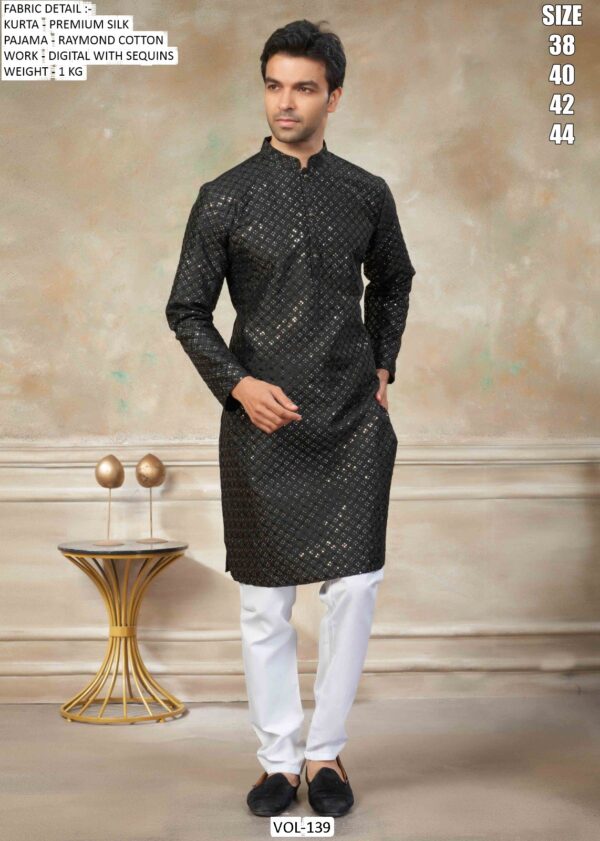 Ace Your Ethnic Look By Wearing Our Latest Premium Silk Kurta With Pajama For Men