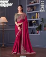 Shop Shimmering Sartin Sarees For Your Party Look, Formal Meetings And Family Gatherings