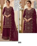 Wedding Wear Heavy Georgette Embroidered Straight Cut Pakistani Suits For Women