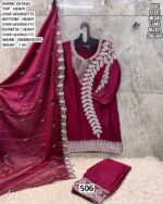 Festive Ready Looks With Our Heavy Star Georgette Stunning Embroidery Designer Kurti Sets