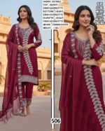 Festive Ready Looks With Our Heavy Star Georgette Stunning Embroidery Designer Kurti Sets