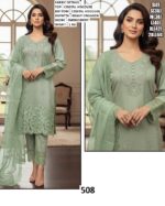 Readymade Cristal Viscose Three-Piece Salwar Suits With Heavy Organza Dupatta