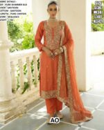 Shine Like Never Before! A Pure Shimmer Silk Suits Beautifully Crafted With Sequence Embroidery Work