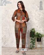 Very Beautiful Office Wear Premium Chanderi Fabric Readymade Co-ord Set Collection