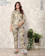 Very Beautiful Office Wear Premium Chanderi Fabric Readymade Co-ord Set Collection