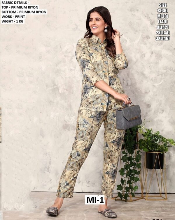 Very Beautiful Office Wear Premium Chanderi Fabric Readymade Co-ord Set Collection