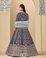 Luxury You Can Feel With This Velvet Heavy Worked Reception Wear Bridal Gown With Dupatta