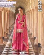 Premium Silk Readymade Pakistani Style Gharara Dress Designed For Weddings And Festivals